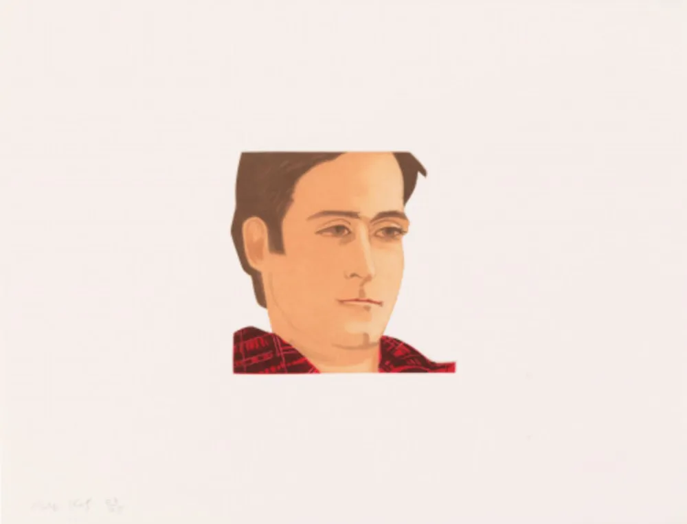 Acquatinta Katz - Face of the Poet 3