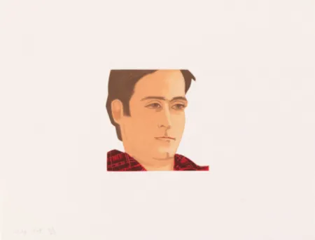 Acquatinta Katz - Face of the Poet 3