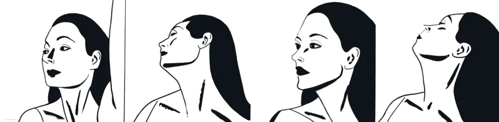 Acquatinta Katz - Laura x4