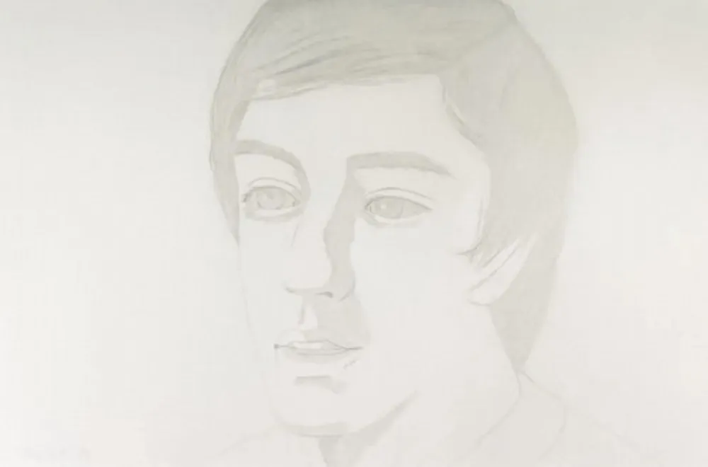 Acquaforte E Acquatinta Katz - Vincent with Open Mouth