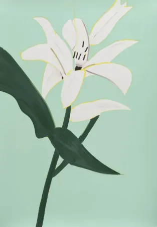 Serigrafia Katz - White Lilies 2