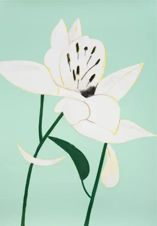 Serigrafia Katz - White Lilies 4