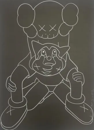 Serigrafia Kaws - Companion vs Astroboy