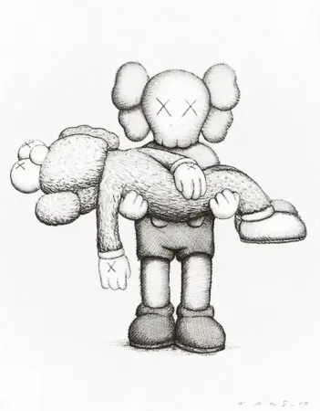 Serigrafia Kaws - Gone