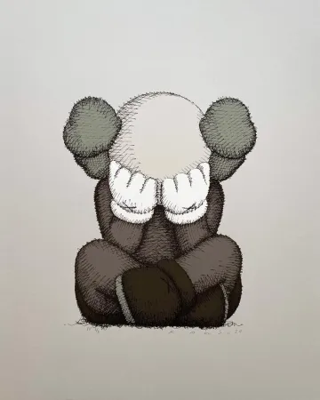 Serigrafia Kaws - Separated