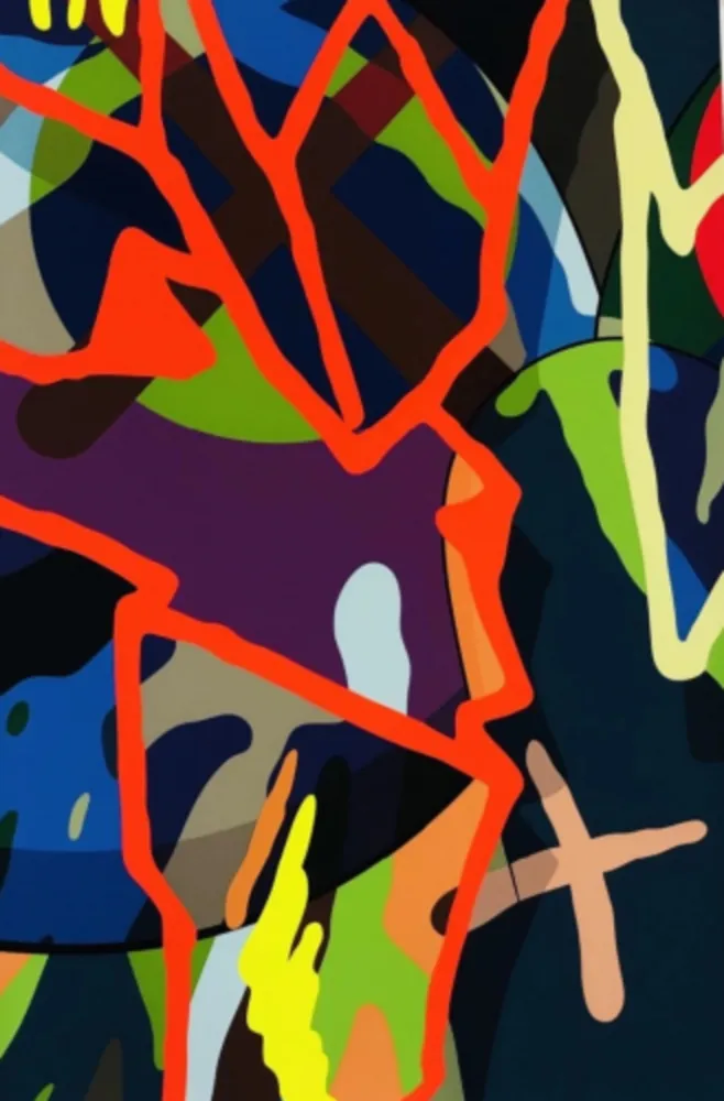 Serigrafia Kaws - Tension No. 3