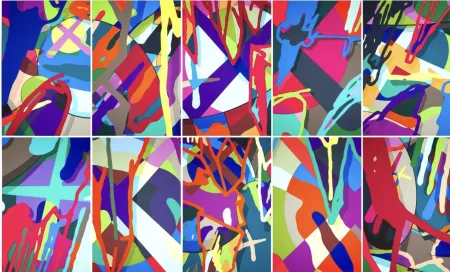 Multiplo Kaws - Tension - portfolio of 10