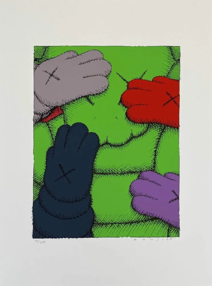 Serigrafia Kaws - Urge (1)