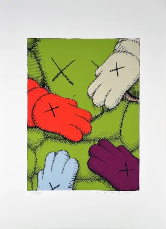 Serigrafia Kaws - Urge 9