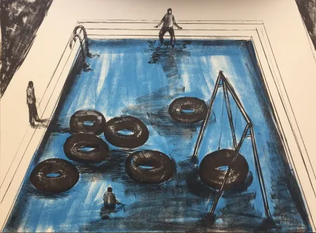 Litografia Kcho - Regresa vida mia que te espero 3 