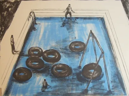 Litografia Kcho - Regresa vida mia que te espero 3 