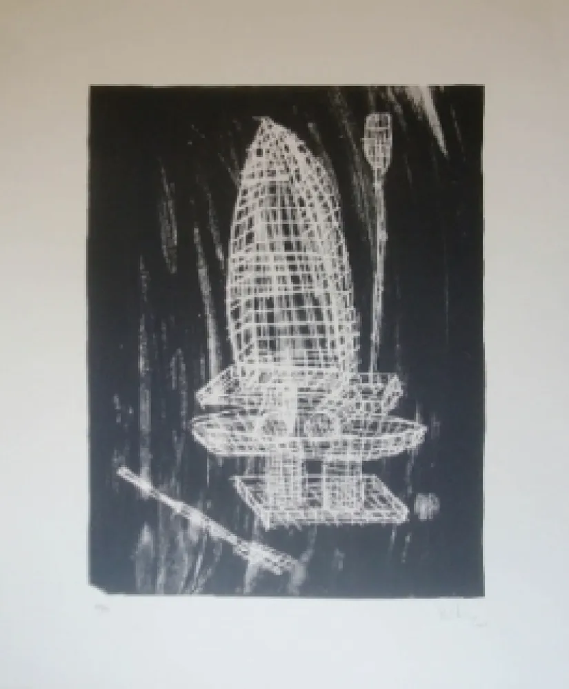 Litografia Kcho - Sans titre