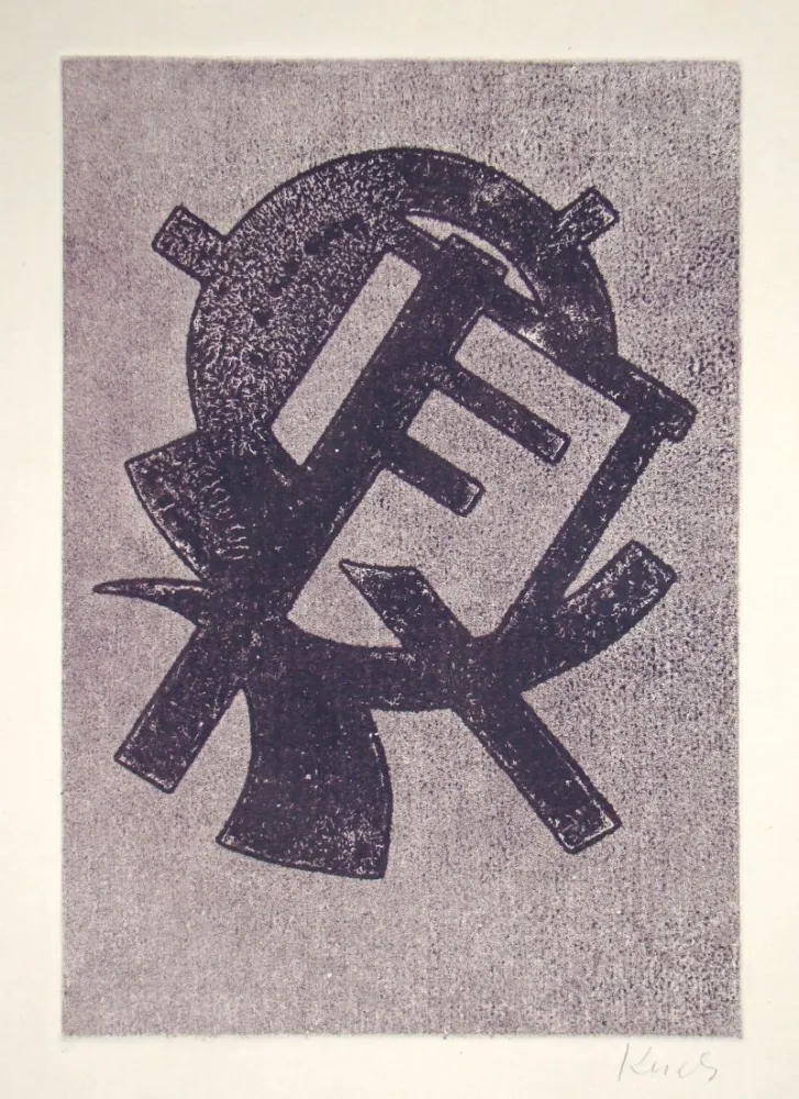 Acquatinta Kerels - Composition pour Art Abstrait