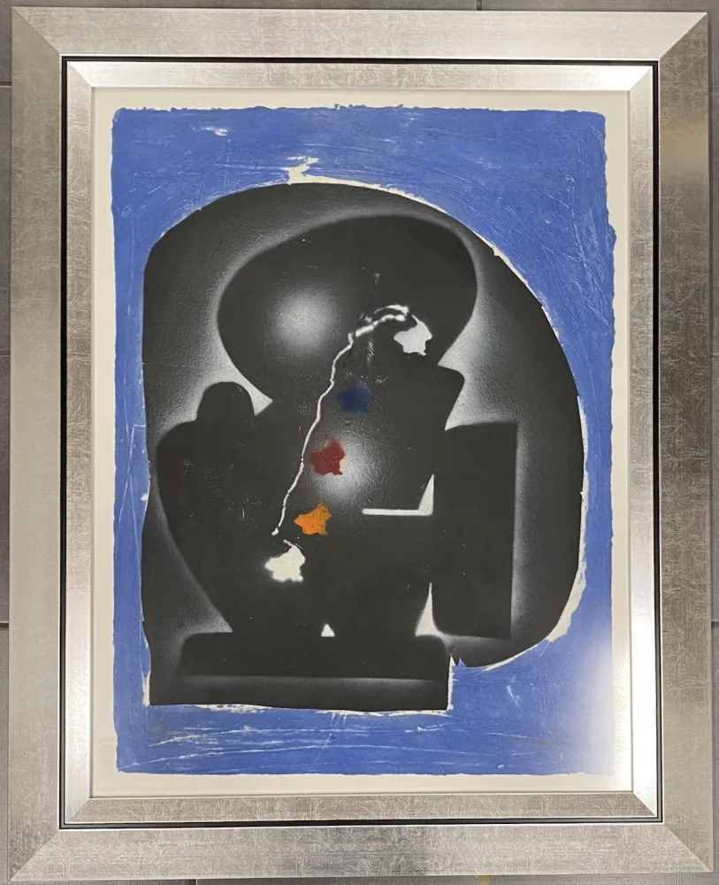 Incisione Kijno - Composition bleue, ca