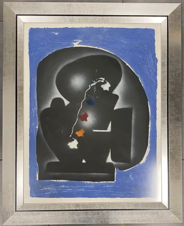 Incisione Kijno - Composition bleue, ca