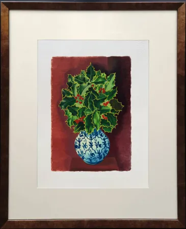 Litografia Kisling - Feuillage sacré (Sacred Foliage)