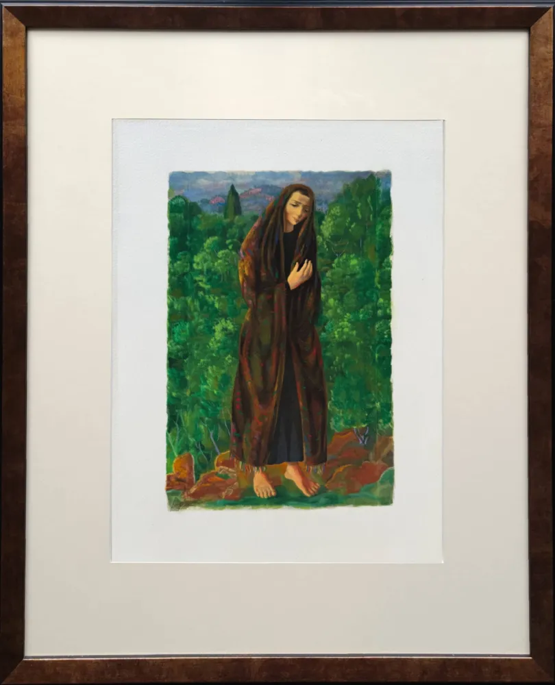 Litografia Kisling - Vieille caraque (Old Carrack)