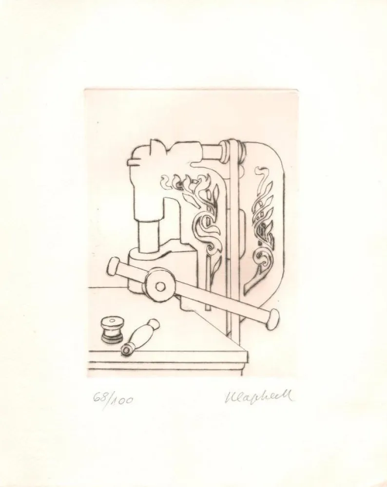 Incisione Klapheck - CUCINA