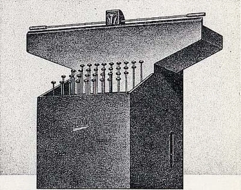 Incisione Klapheck - Père maternel (Le)