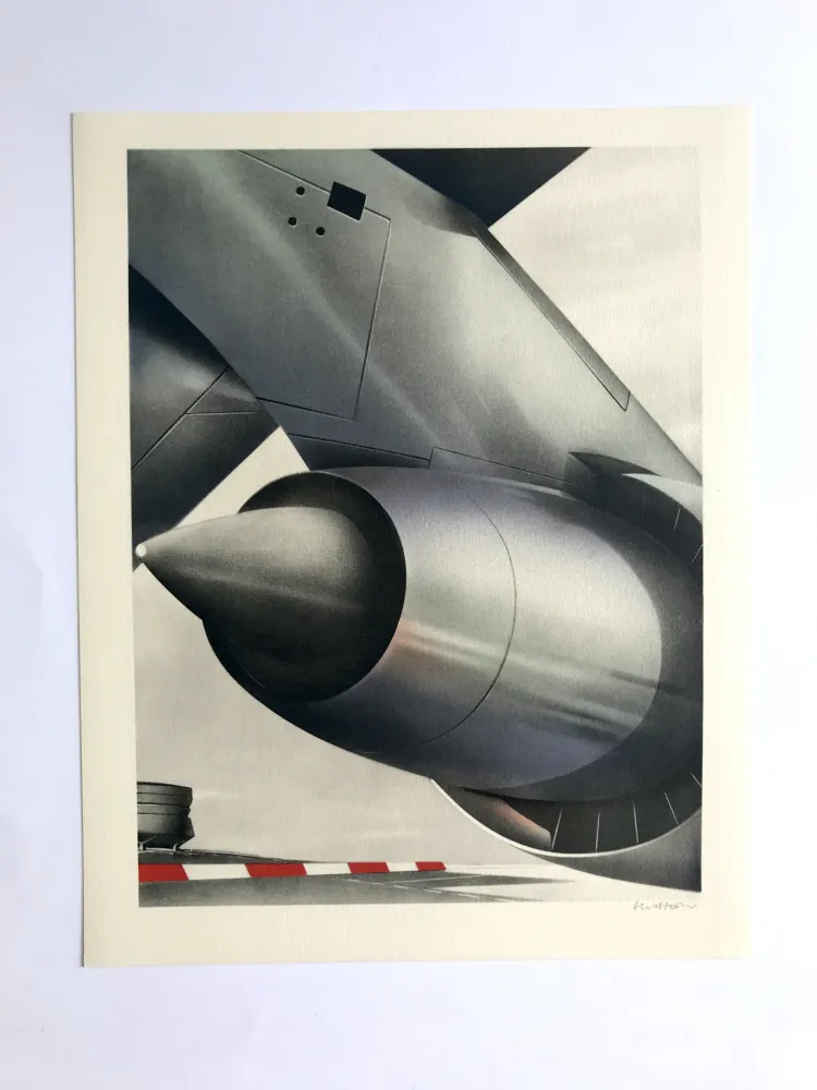 Litografia Klasen - Aérodrome (L'Air II)