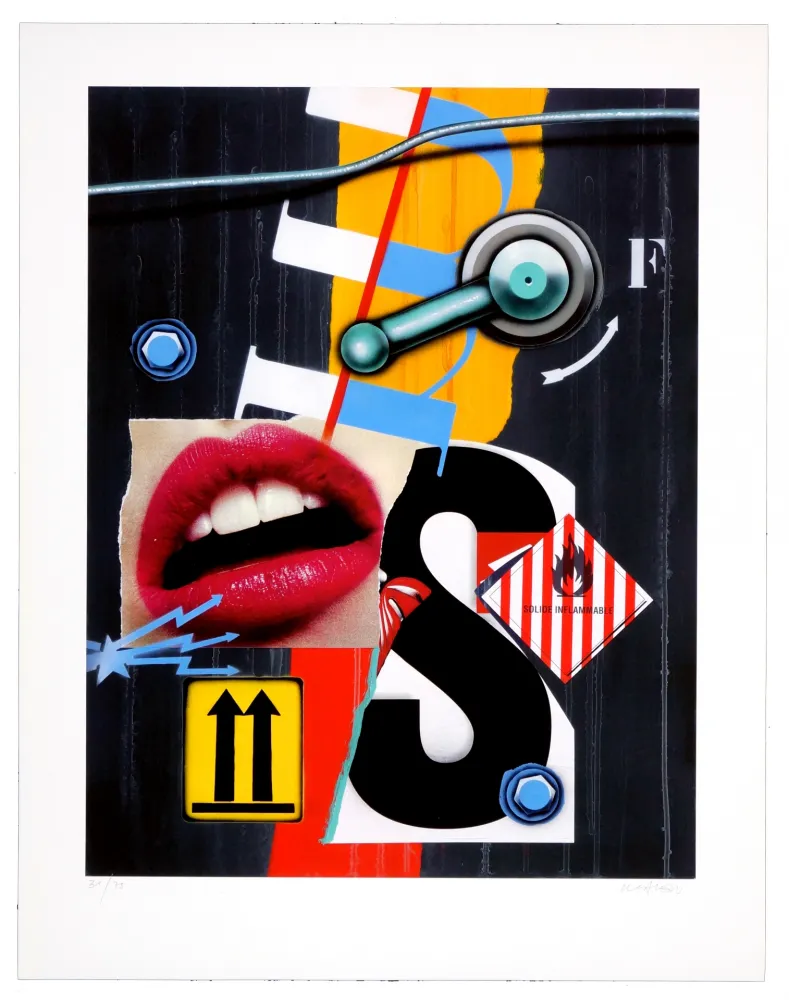 Grafica Numerica Klasen - Bouche/Solide inflammable