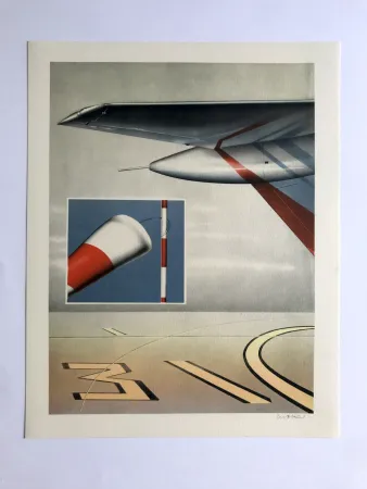 Litografia Klasen - Ensembles aéroportuaires (L'Air III)