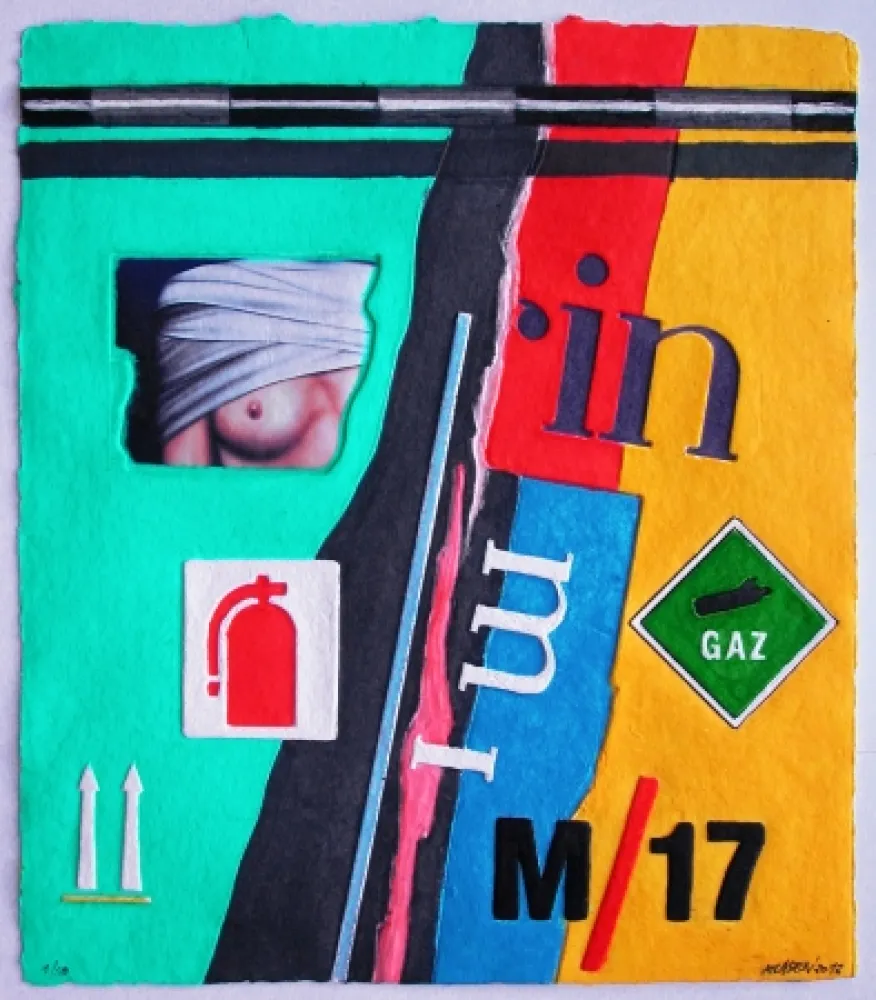 Incisione Klasen - GAZ - Aquagravure de PETER KLASEN