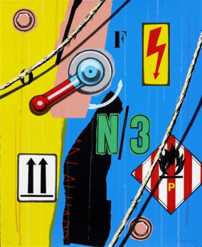 Serigrafia Klasen - Haute tension flèches N/3