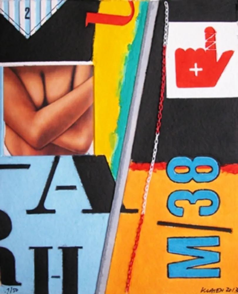 Non Tecnico Klasen - M 38 - Aquagravure de Peter KLASEN