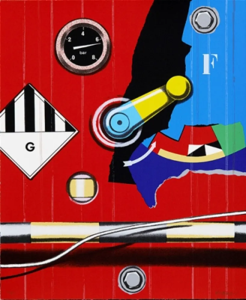 Serigrafia Klasen - Manette/G/ rond rouge