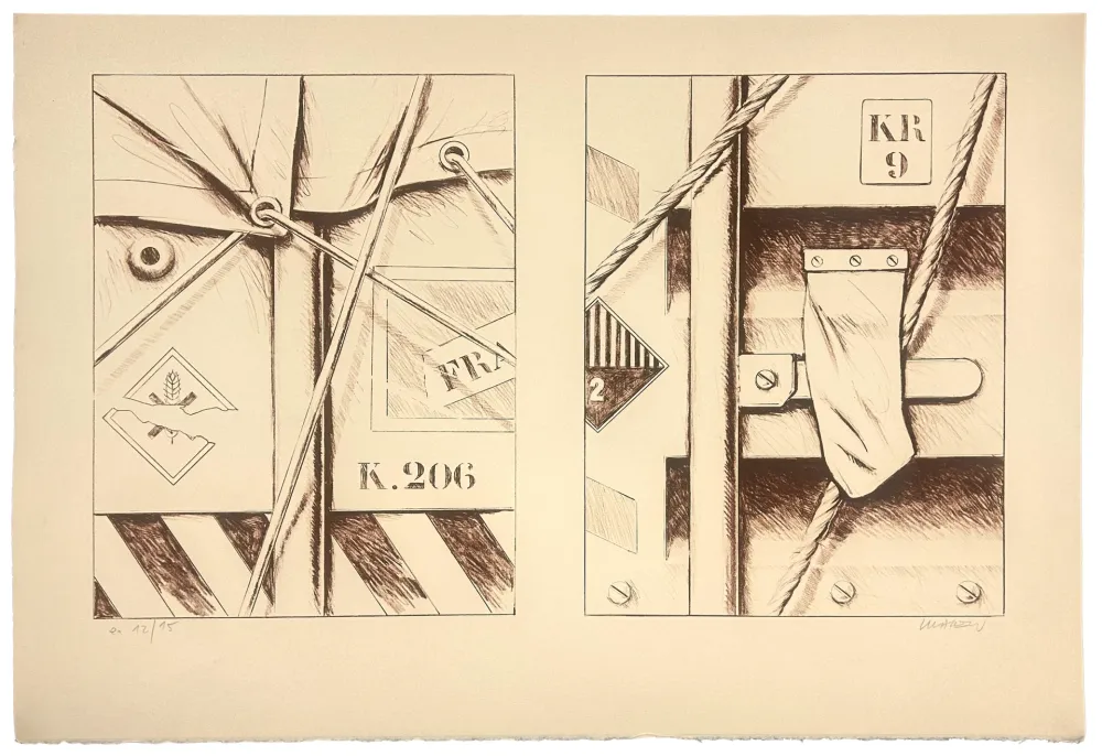 Litografia Klasen - Sans titre