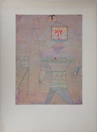 Litografia Klee - Personnage heureux