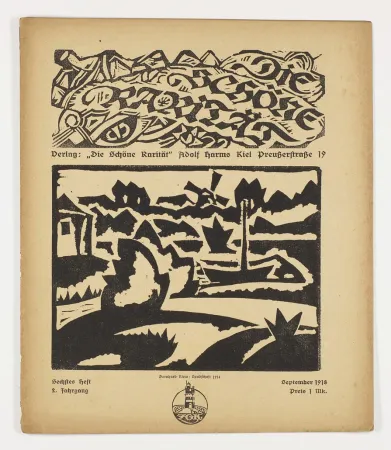 Incisione Su Legno Klein - Landschaft (Die schöne Rarität)