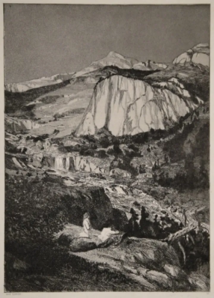 Acquaforte E Acquatinta Klinger - Mondnacht