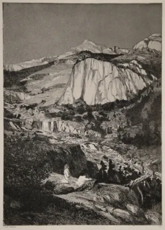 Acquaforte E Acquatinta Klinger - Mondnacht