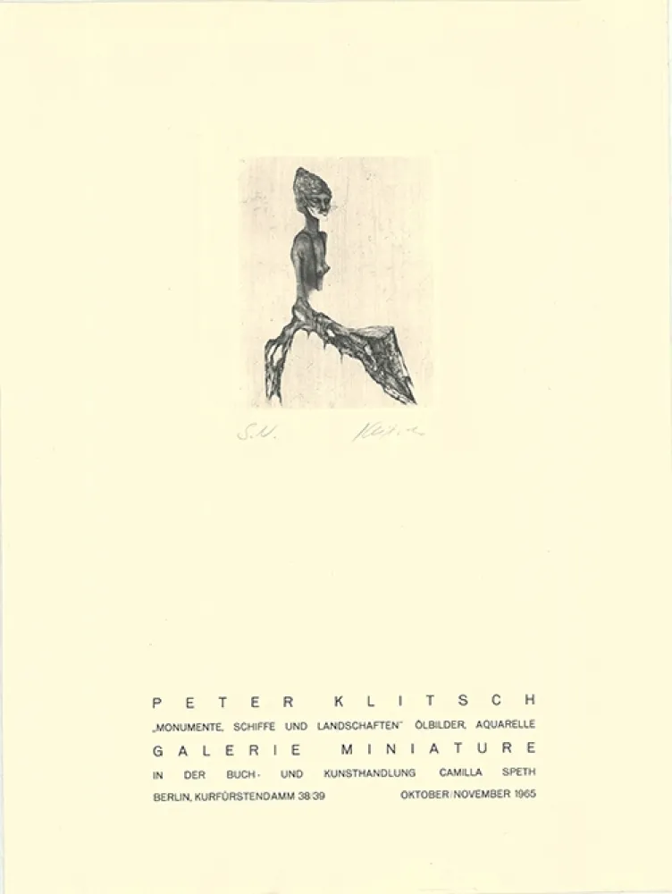 Incisione Klitsch - Monumente, Schiffe und Landschaften 