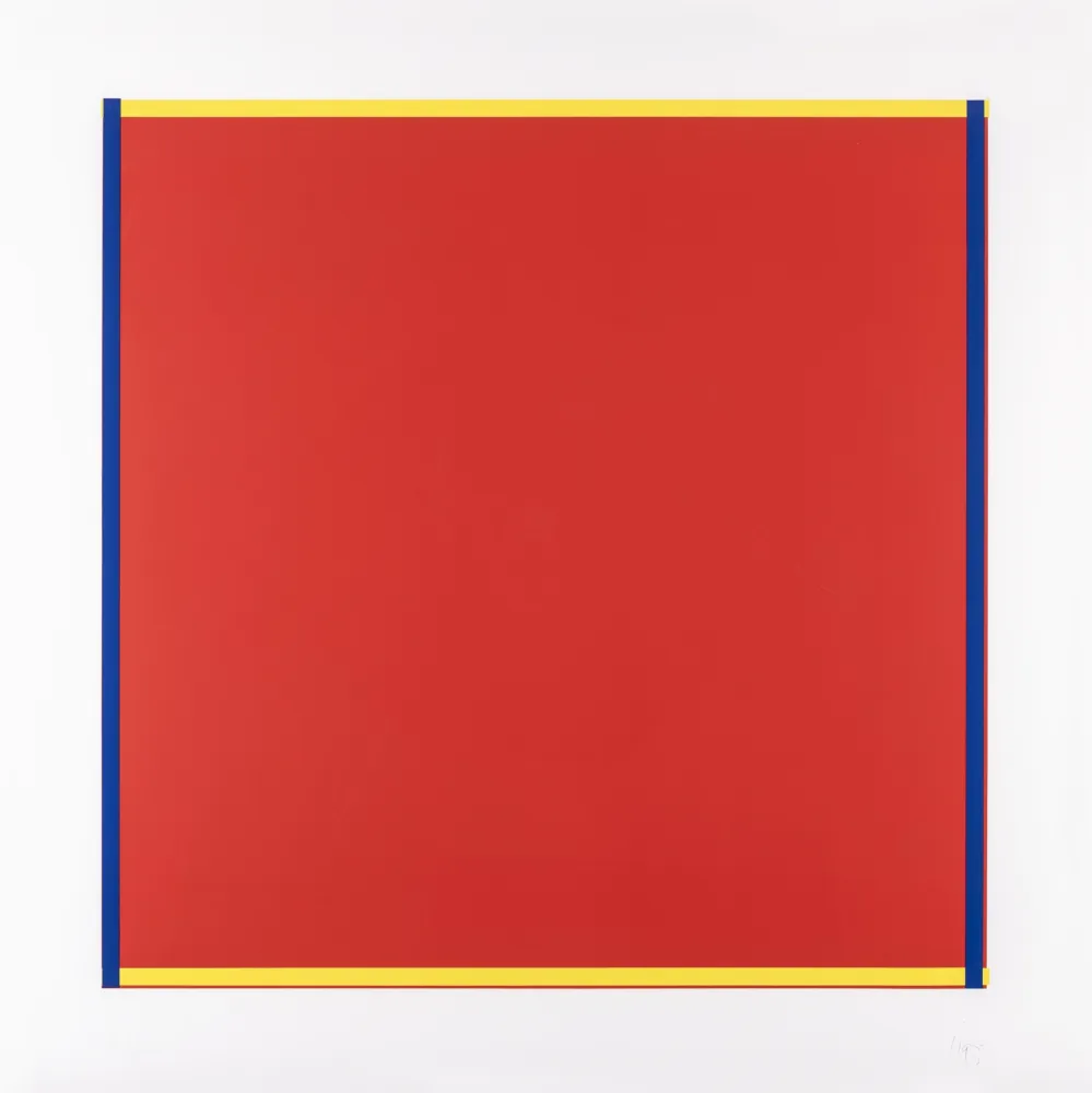 Serigrafia Knoebel - Rot, Gelb, Weiss, Blau 04