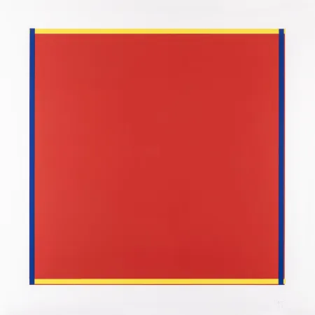 Serigrafia Knoebel - Rot, Gelb, Weiss, Blau 04