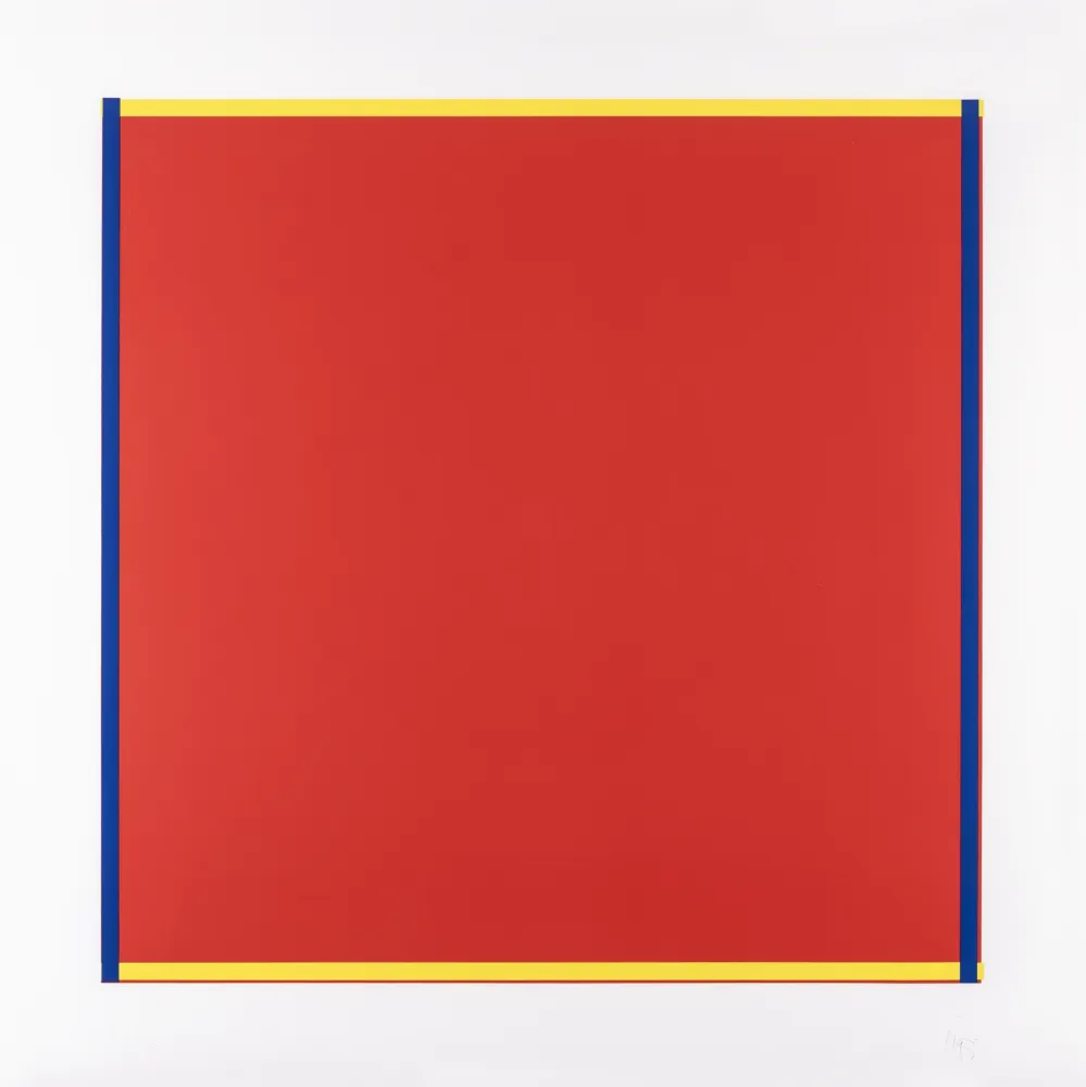 Serigrafia Knoebel - Rot, Gelb, Weiss, Blau 04
