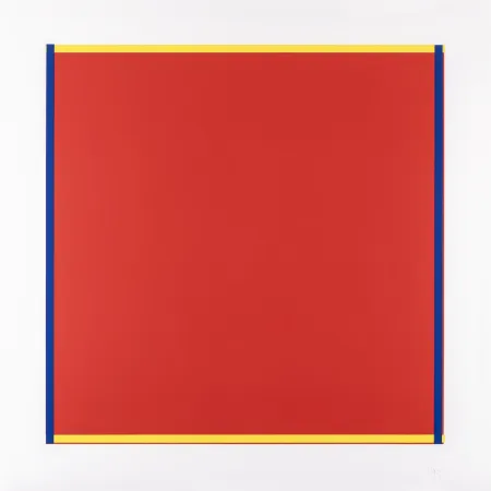 Serigrafia Knoebel - Rot, Gelb, Weiss, Blau 04