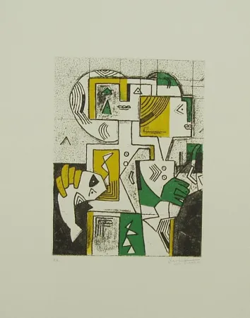 Acquatinta Kodra - SENZA TITOLO