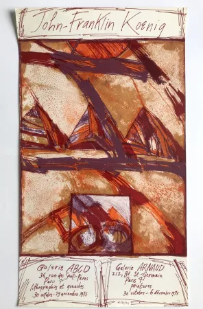 Manifesti Koenig - Galeries ABCD et Arnaud