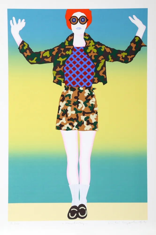 Serigrafia Kogelnik - War Baby