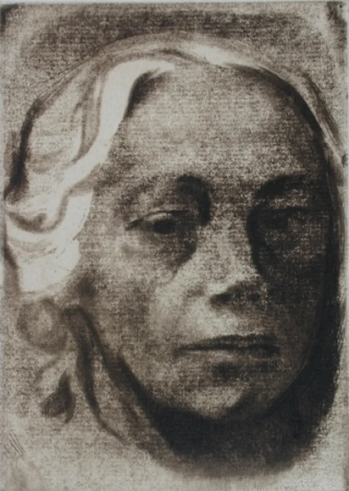 Incisione Kollwitz - Self Portrait