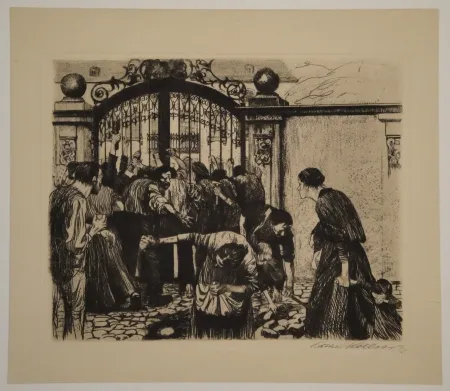 Acquaforte Kollwitz - Sturm