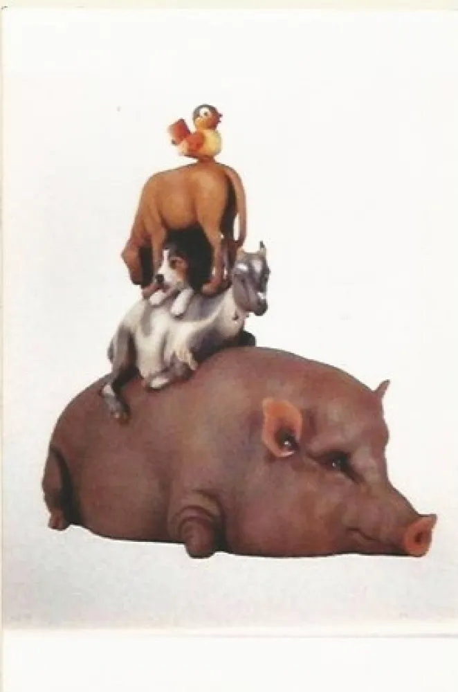 Litografia Koons - Stacked