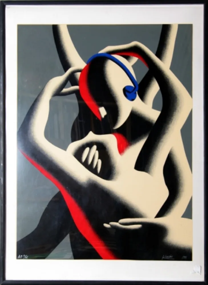 Serigrafia Kostabi - Love in Stereo