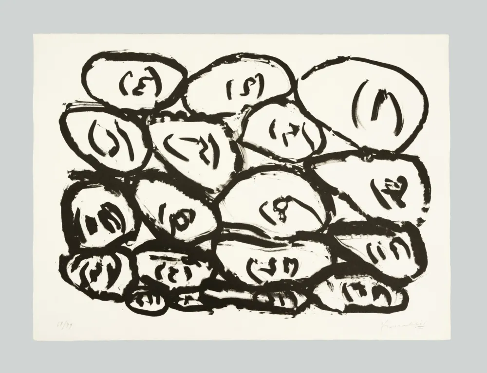 Litografia Kounellis - Senza titolo