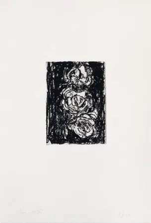 Incisione Kounellis - Trois roses