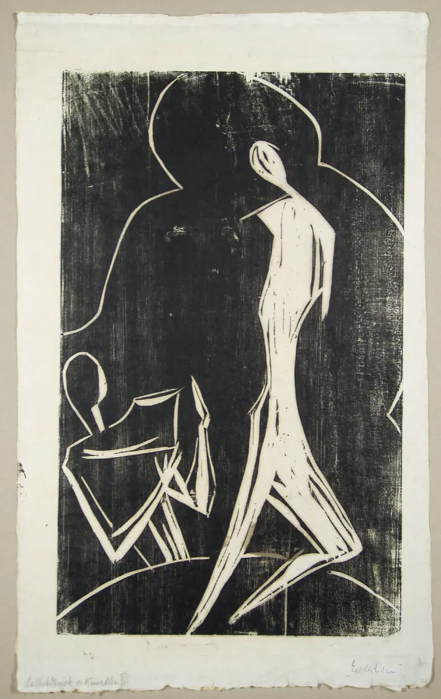 Incisione Su Legno Krantz -  Evokation (Evocation)